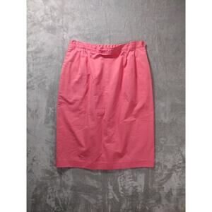 Vtg Pendleton Pencil Skirt Womens 16 Light Pink Tea Length Barbiecore Girlhood